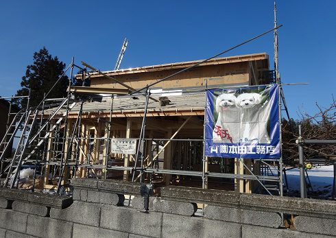 滑川市・Ａ様邸上棟！